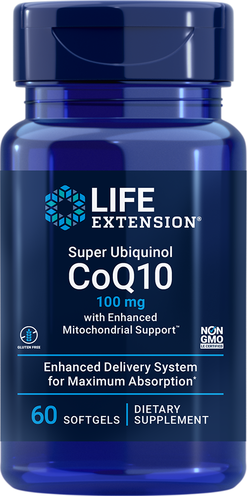 
    Super Ubiquinol CoQ10 with Enhanced Mitochondrial Support™, 100 mg, 60 softgels