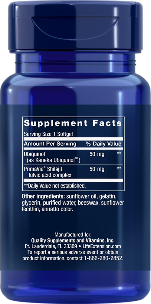 
    Super Ubiquinol CoQ10 with Enhanced Mitochondrial Support™, 50 mg, 30 softgels
