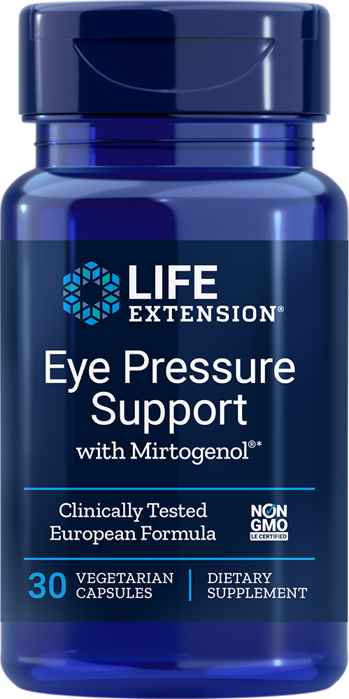 
    Eye Pressure Support with Mirtogenol®, 30 vegetarian capsules