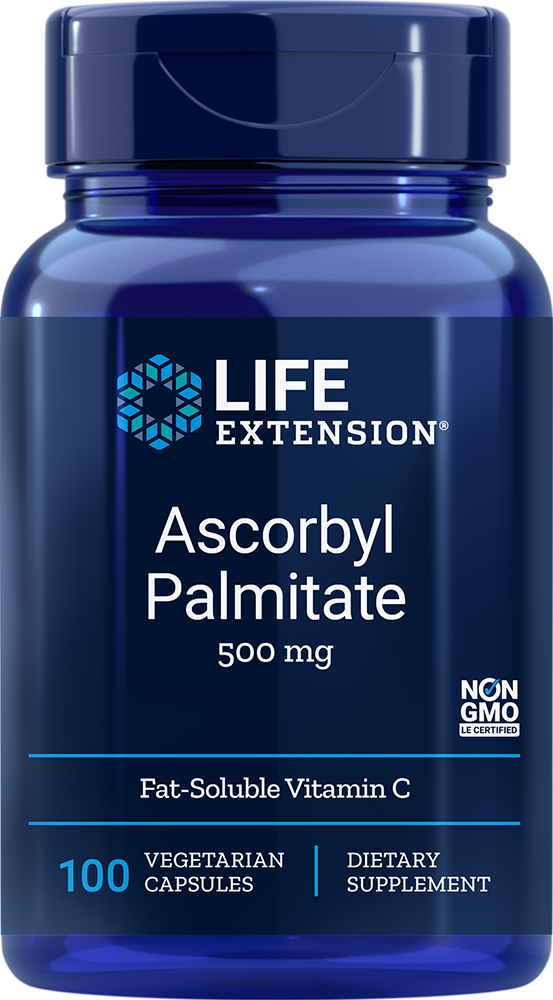 
    Ascorbyl Palmitate, 500 mg, 100 vegetarian capsules