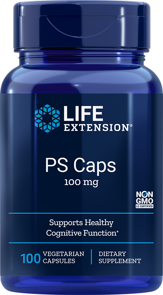 
    PS Caps, 100 mg, 100 vegetarian capsules