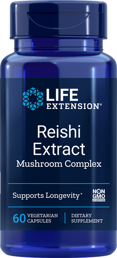 
    Reishi Extract Mushroom Complex, 60 vegetarian capsules