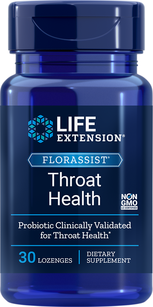 
FLORASSIST® Throat Health, 30 vegetarian lozenges