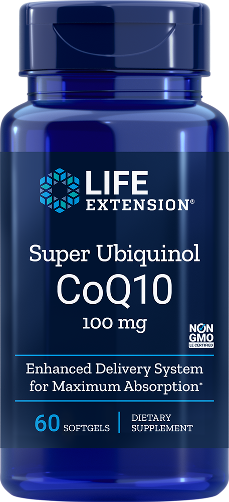 
    Super Ubiquinol CoQ10, 100 mg, 60 softgels
