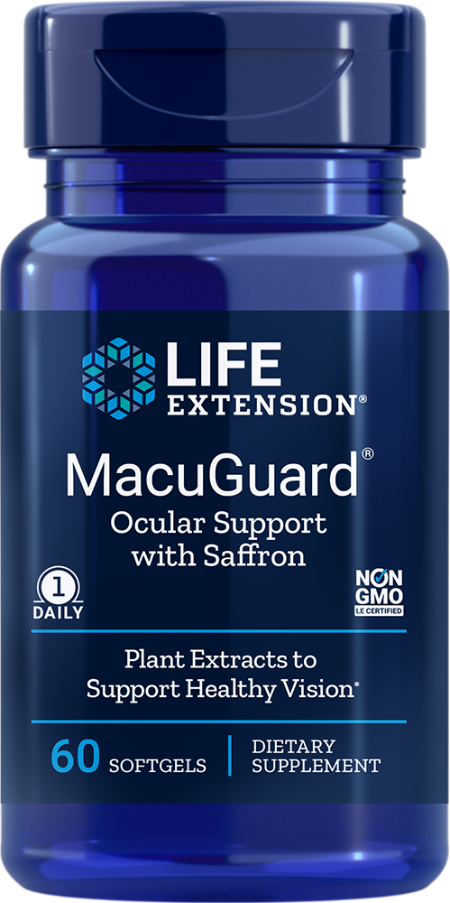 
    MacuGuard® Ocular Support with Saffron, 60 softgels