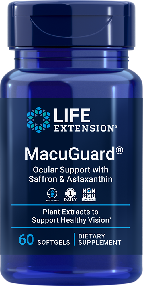 
    MacuGuard® Ocular Support with Saffron & Astaxanthin, 60 softgels