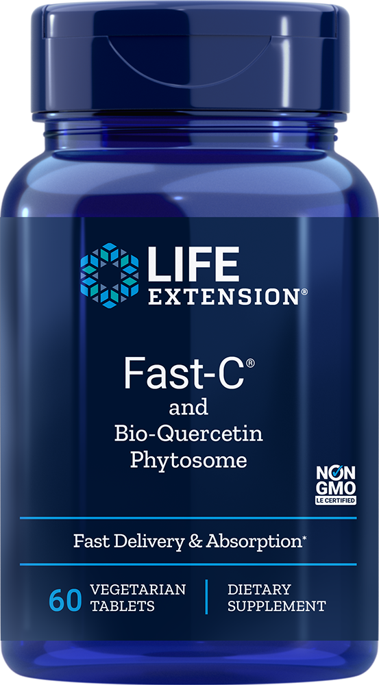 
    Fast-C® and Bio-Quercetin Phytosome, 60 vegetarian tablets
