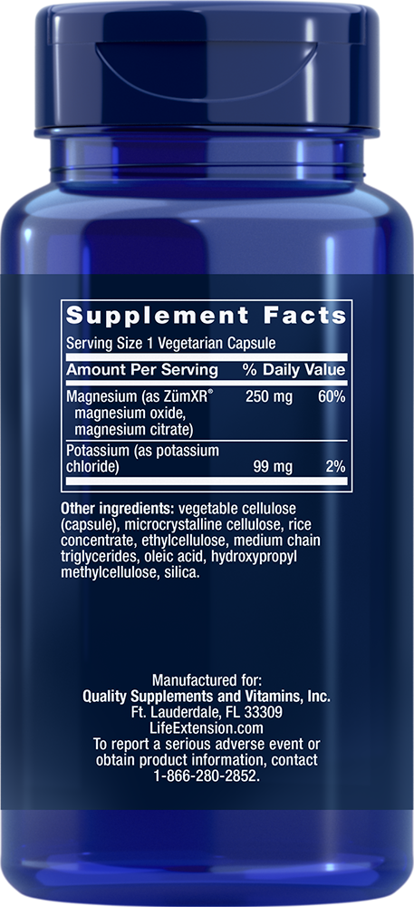
    Potassium with Extend-Release Magnesium, 60 vegetarian capsules