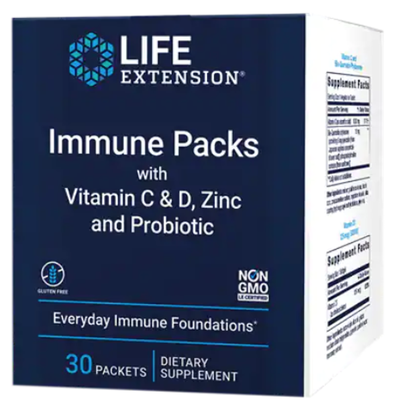 
    Immune Packs with Vitamin C & D, Zinc and Probiotic